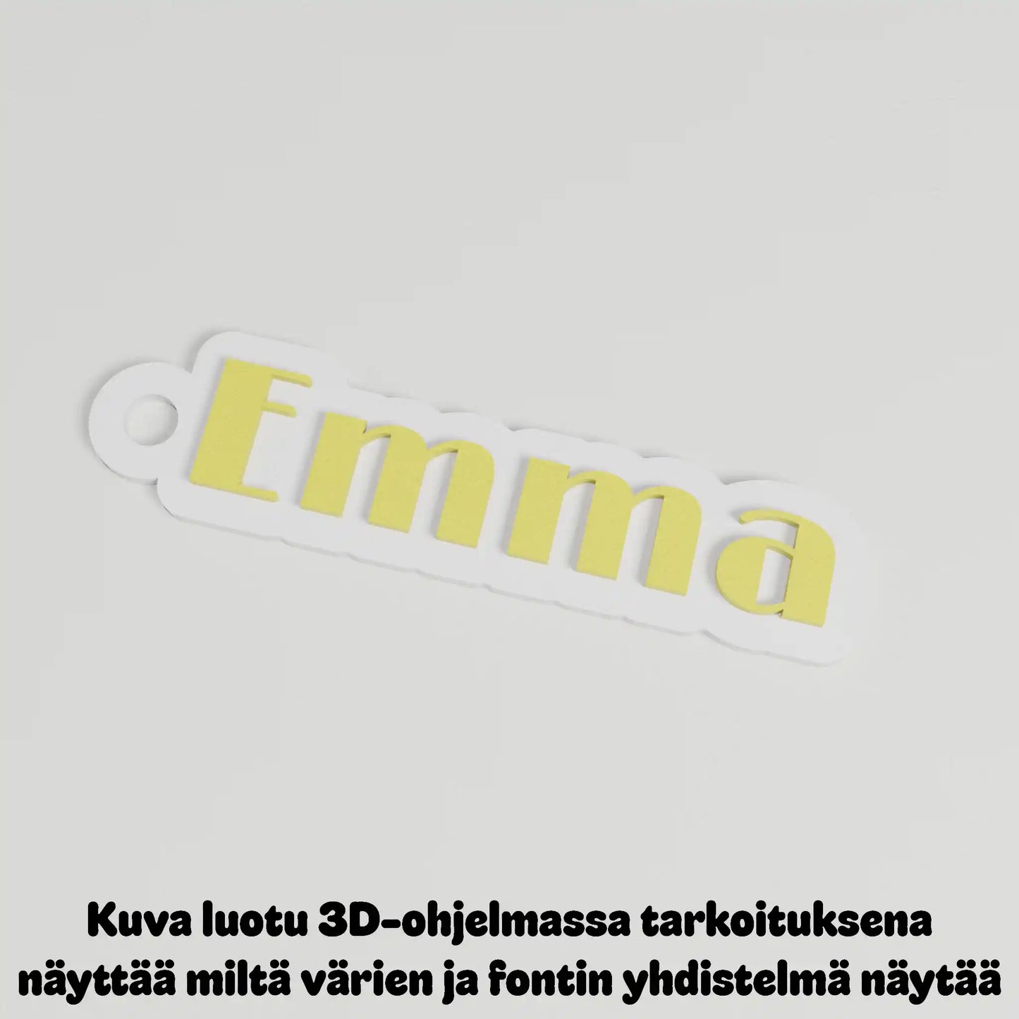 Avaimenperä omalla nimellä