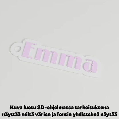 Avaimenperä omalla nimellä