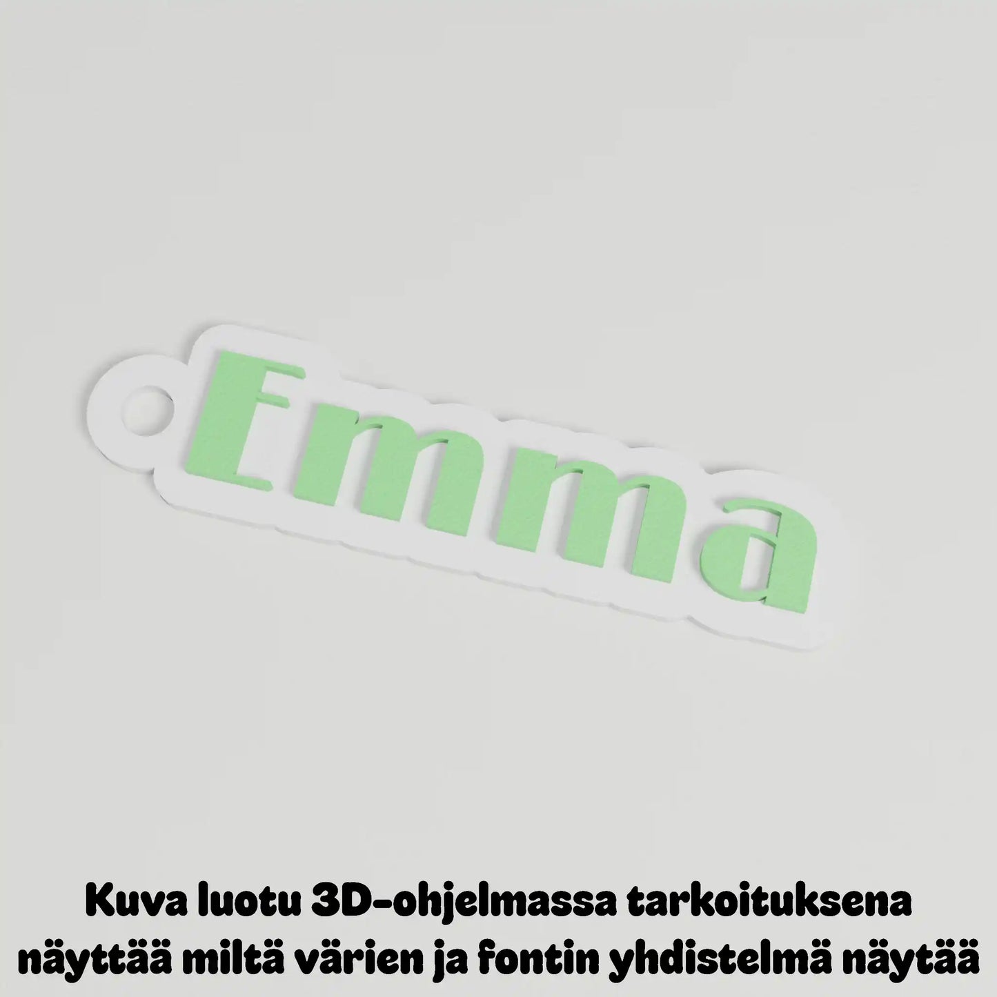 Avaimenperä omalla nimellä