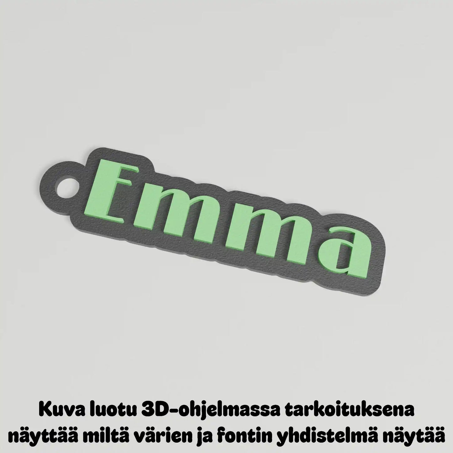 Avaimenperä omalla nimellä