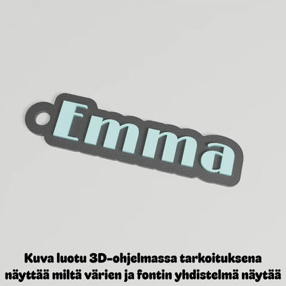 Avaimenperä omalla nimellä