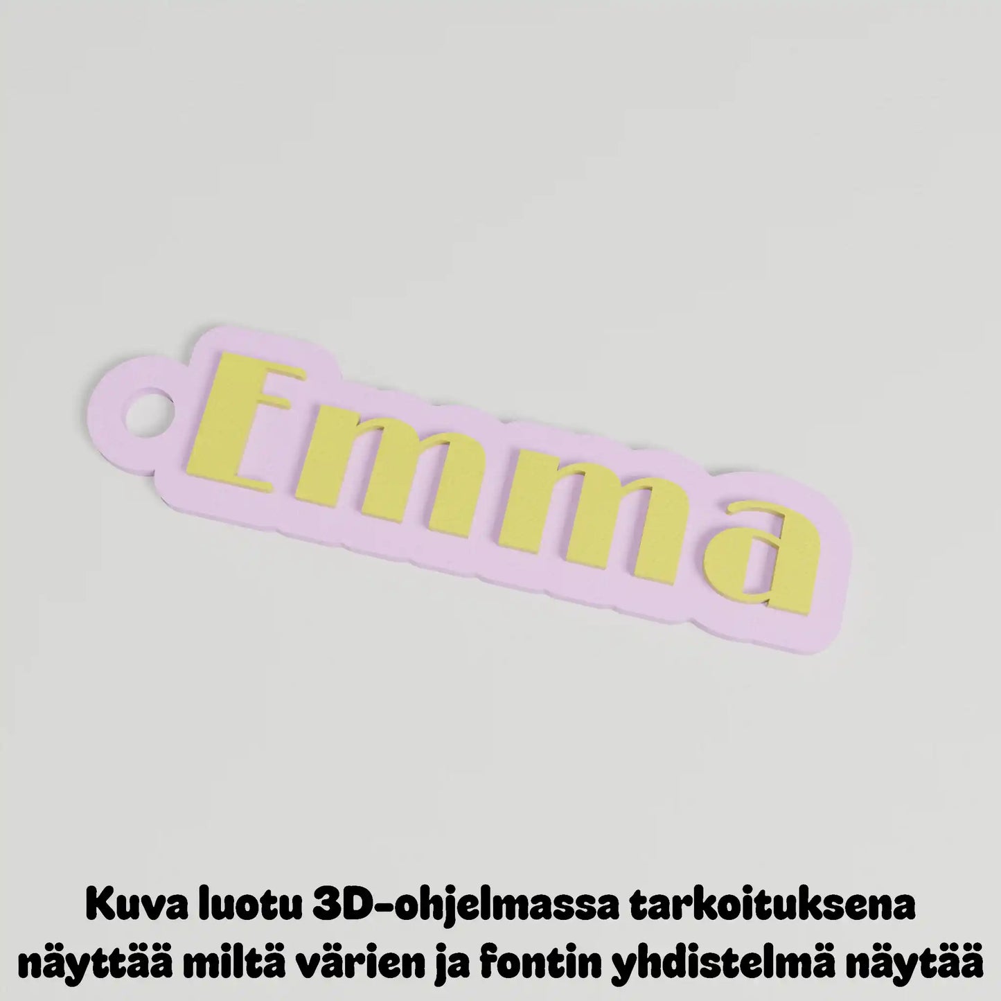 Avaimenperä omalla nimellä