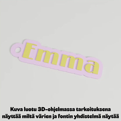 Avaimenperä omalla nimellä