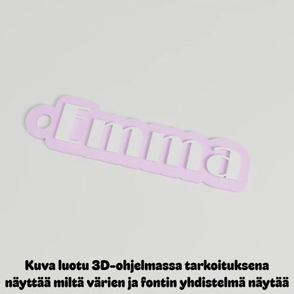 Avaimenperä omalla nimellä