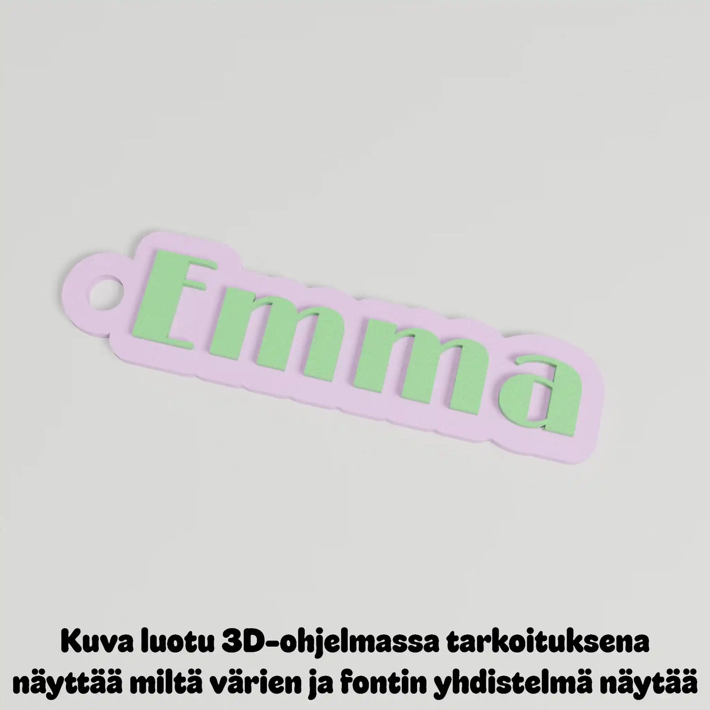 Avaimenperä omalla nimellä