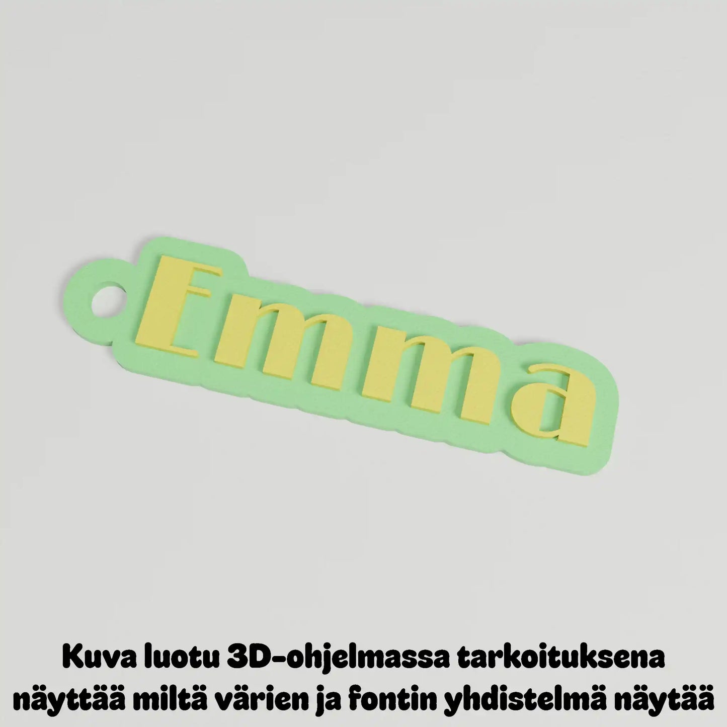 Avaimenperä omalla nimellä