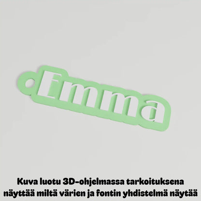 Avaimenperä omalla nimellä