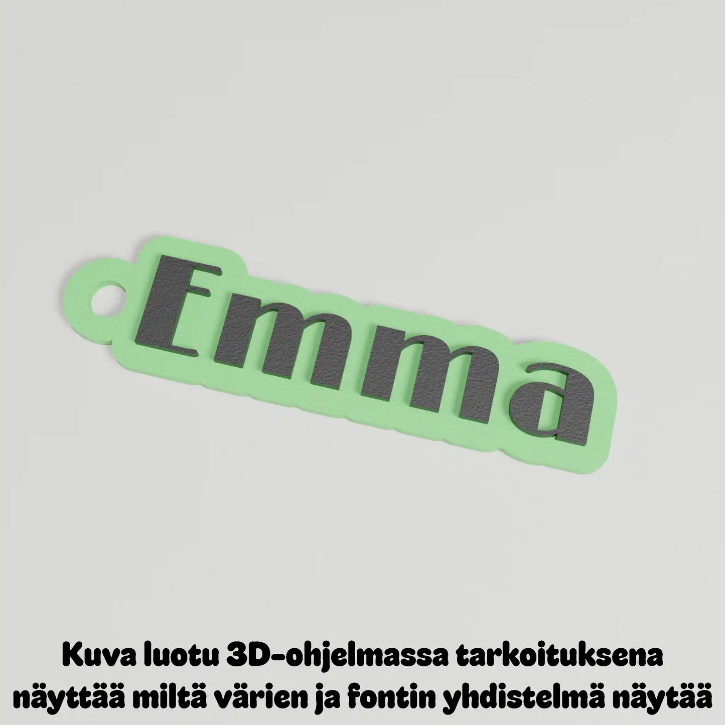 Avaimenperä omalla nimellä