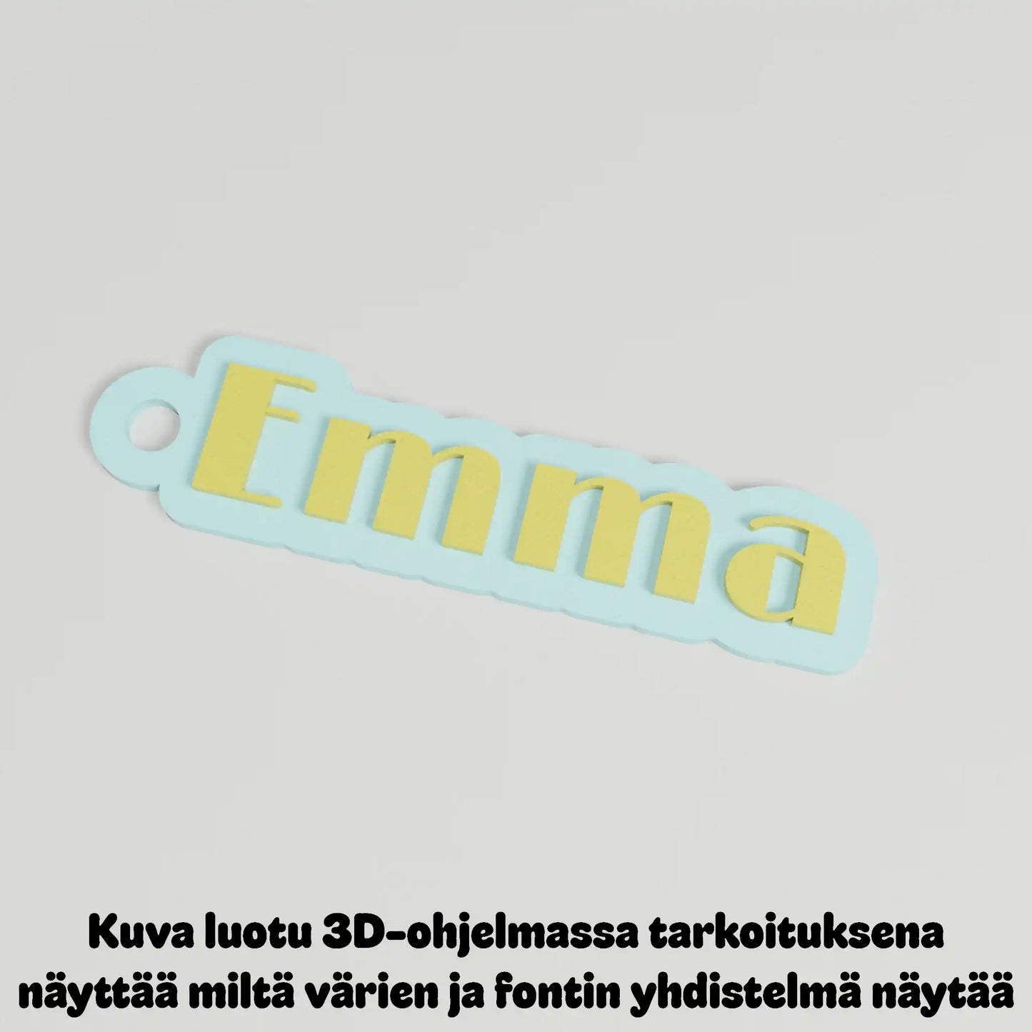 Avaimenperä omalla nimellä