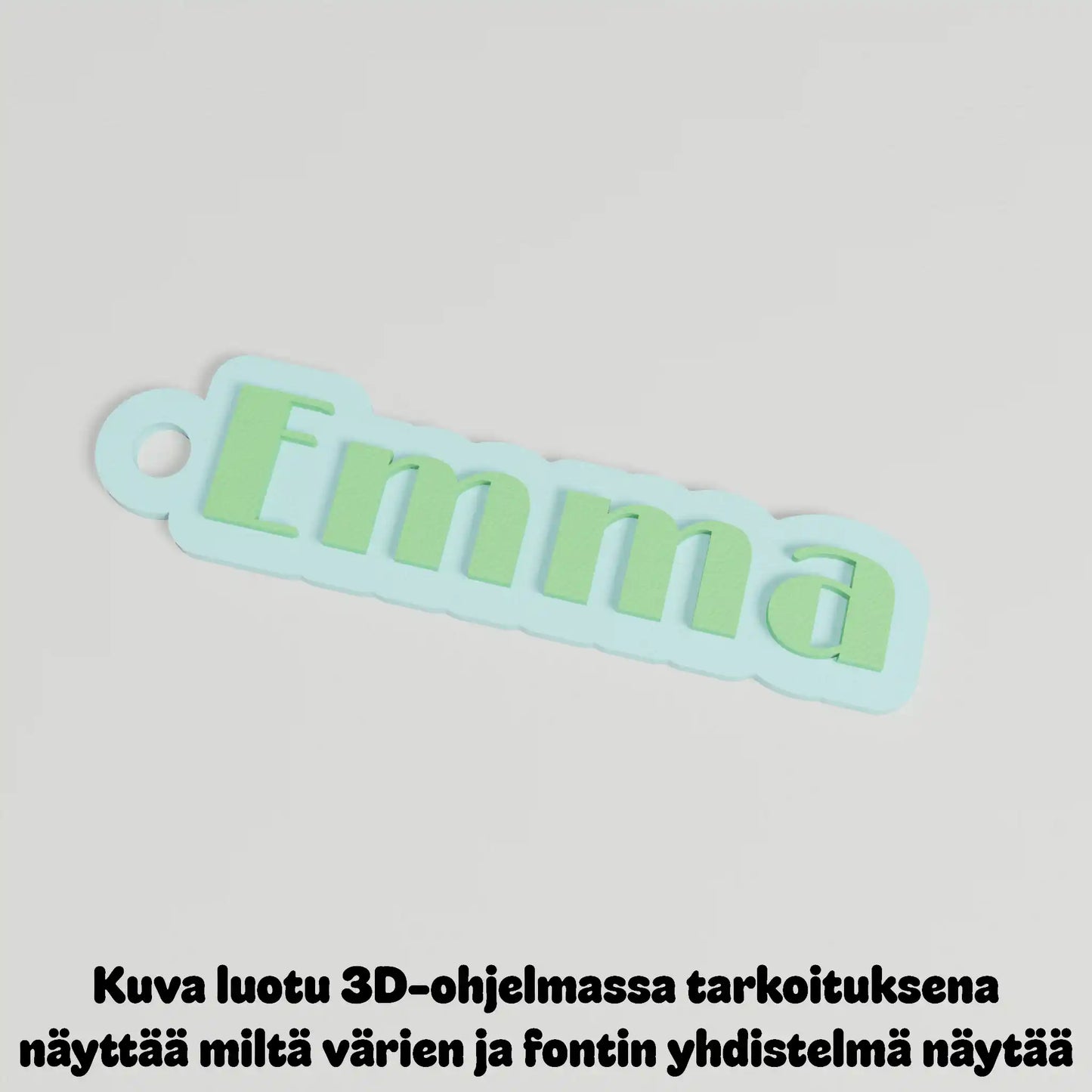 Avaimenperä omalla nimellä